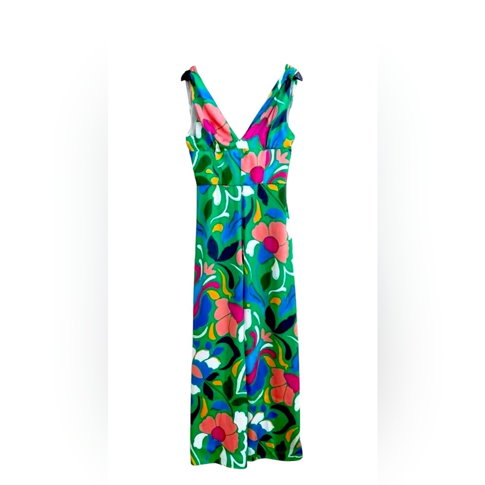 Zara Floral Wide Leg Jumpsuit Women’s Sz S Boho Summer NWT